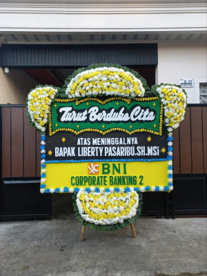 Papan Bunga Duka di Caturharjo