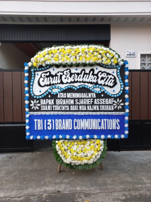 Papan Bunga Duka di Caturharjo